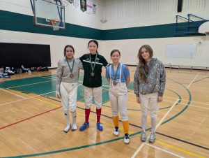 FENB Cadet Women's Tournament - Sabre Medalists